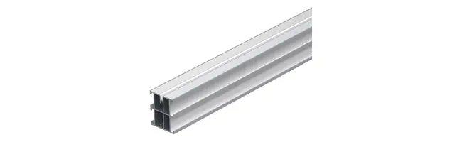 Aluminiowy legar EXPERT o większym przekroju, widoczne komory profilu