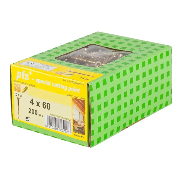 Wkręty do drewna 4,0 mm — opakowanie 200 sztuk