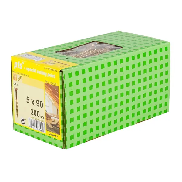 Wkręty do drewna 5,0 mm — opakowanie 200 sztuk