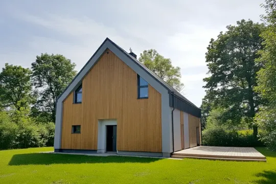 Elewacja modrzew syberyjski  wizualizacja