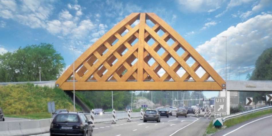 EKOLOGICZNY MOST Z DREWNA ACCOYA