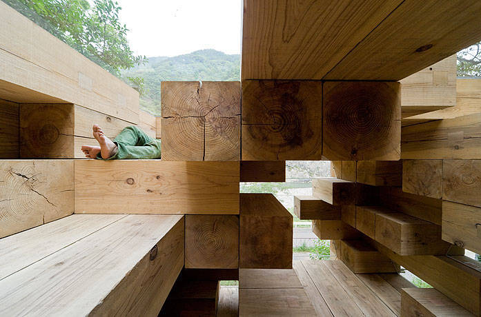 Konstrukcja drewniana Cube Konstrukcja drewniana Cube