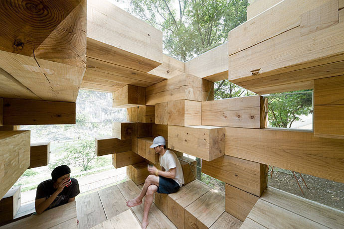 Konstrukcja drewniana Cube Konstrukcja drewniana Cube