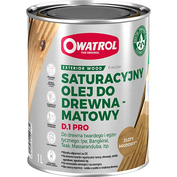 Olej do deski elewacyjnej OWATROL Olej do deski elewacyjnej OWATROL