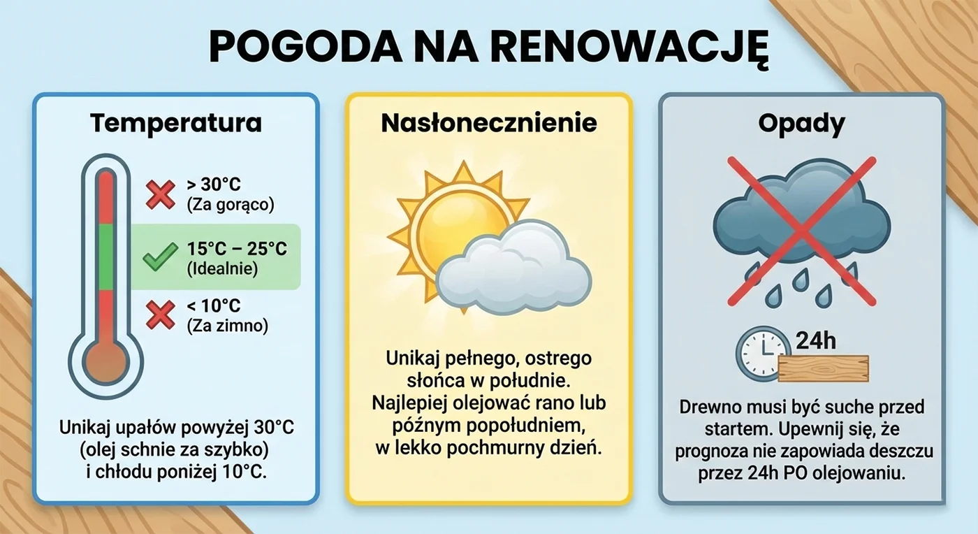 Renowacja tarasu po zimie - infografika Renowacja tarasu po zimie - infografika